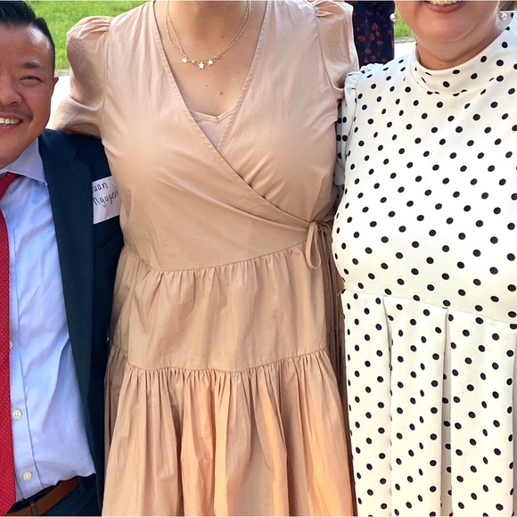 EUC J. Crew Cotton Wrap Mini Dress - Picture 12 of 14